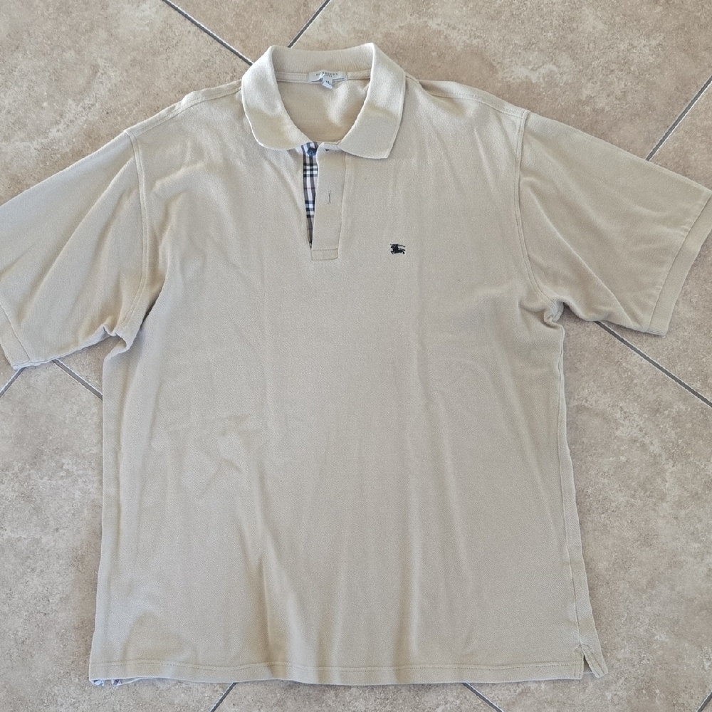 Burberry Light Tan Polo Shirt - Picture 3 of 10